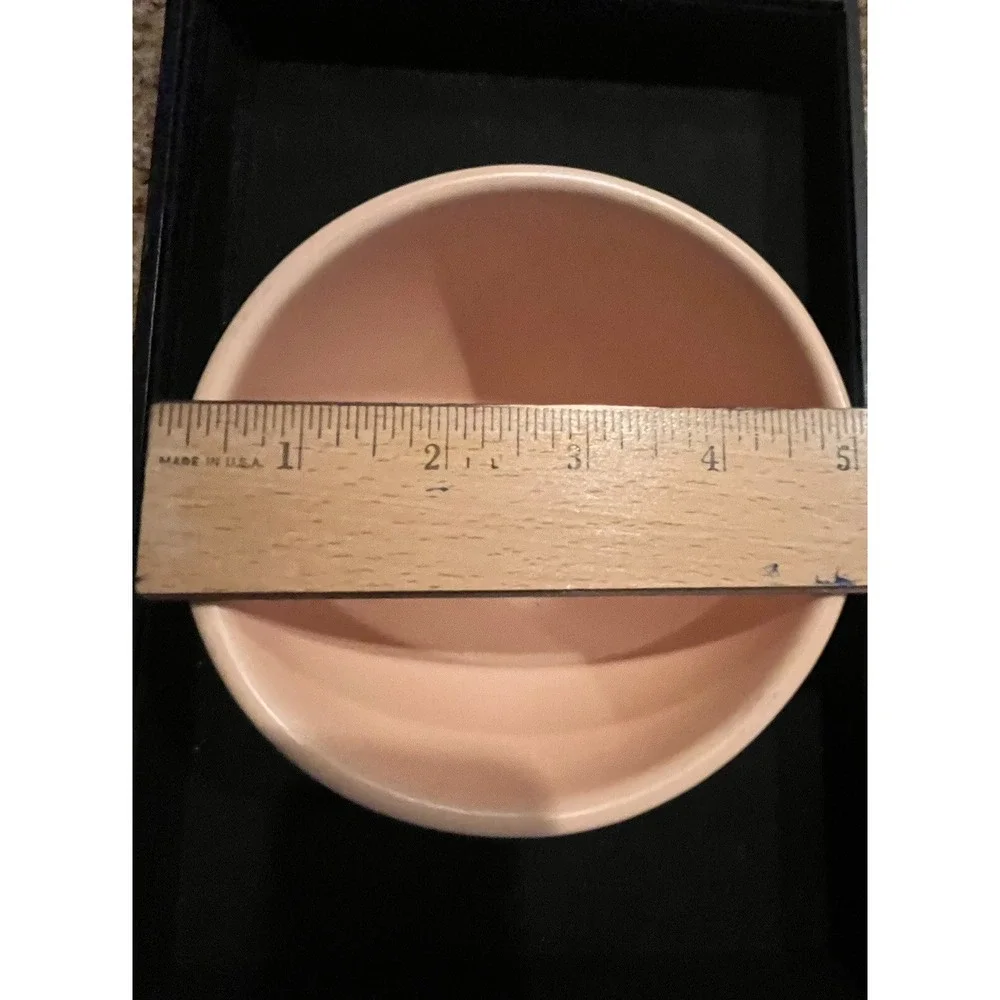 VTG Treasure Craft Footed Salsa/Guacamole/Dip‎ Bowl Southwest Design Made In USA