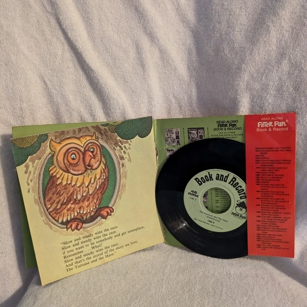peter pan records vintage book