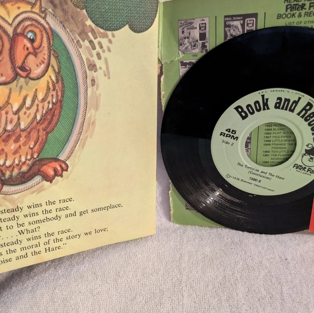 peter pan records vintage book