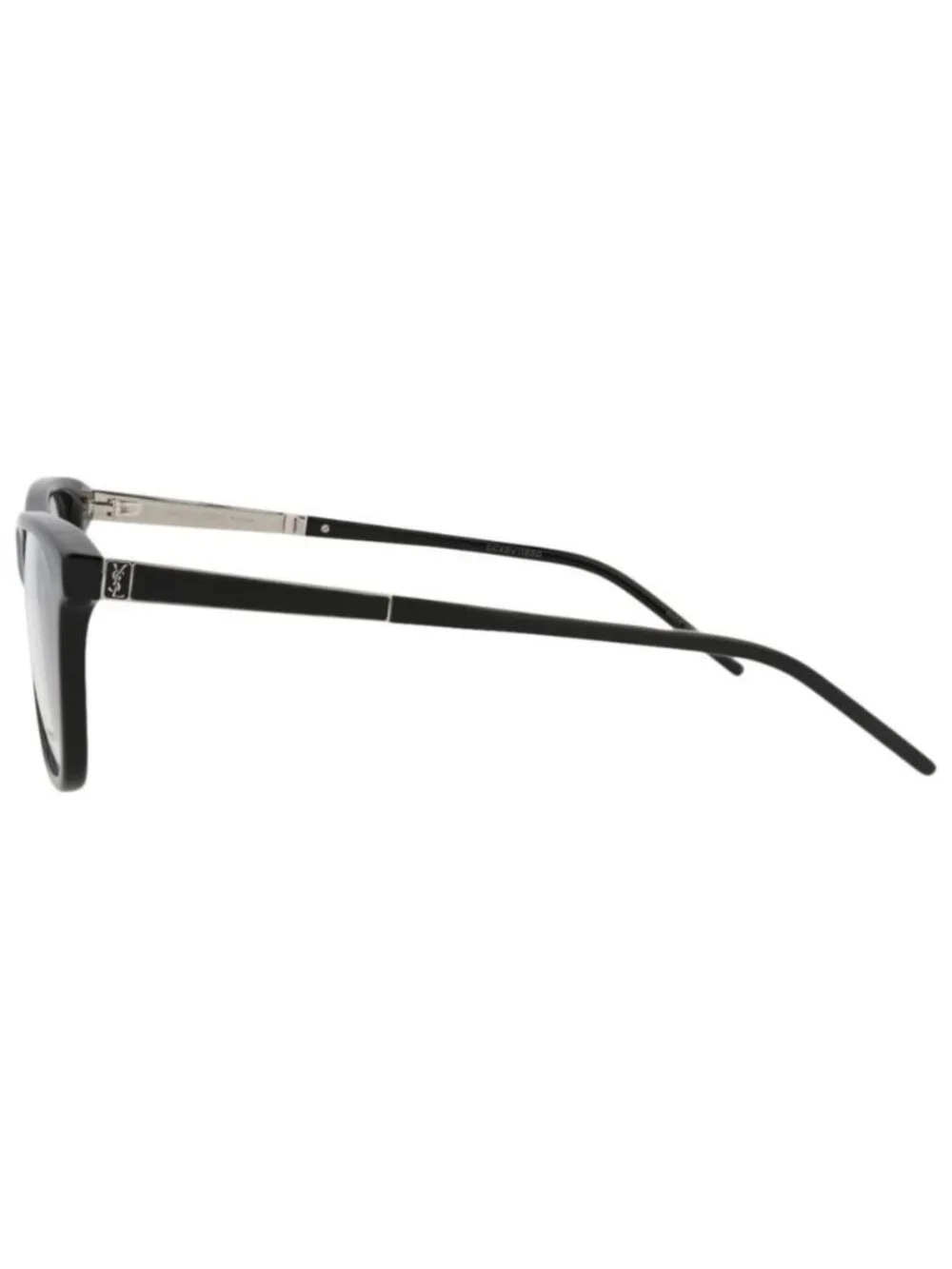 New Saint Laurent Unisex Square/Rectangle Black Silver Transparent Fashion Desig