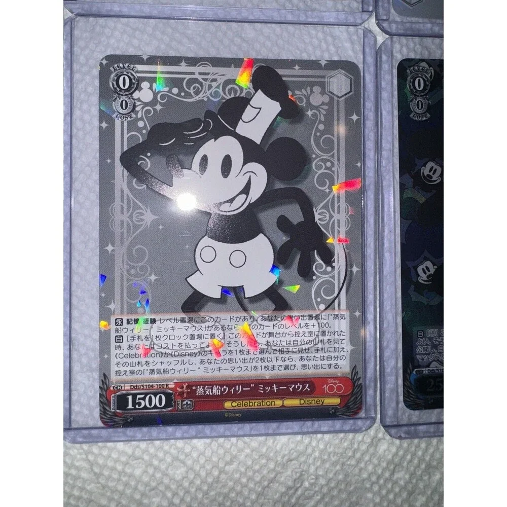2023 WEISS SCHWARZ JAPAN DISNEY 100 MICKEY MOUSE STEAMBOAT WILLIE DdsS104