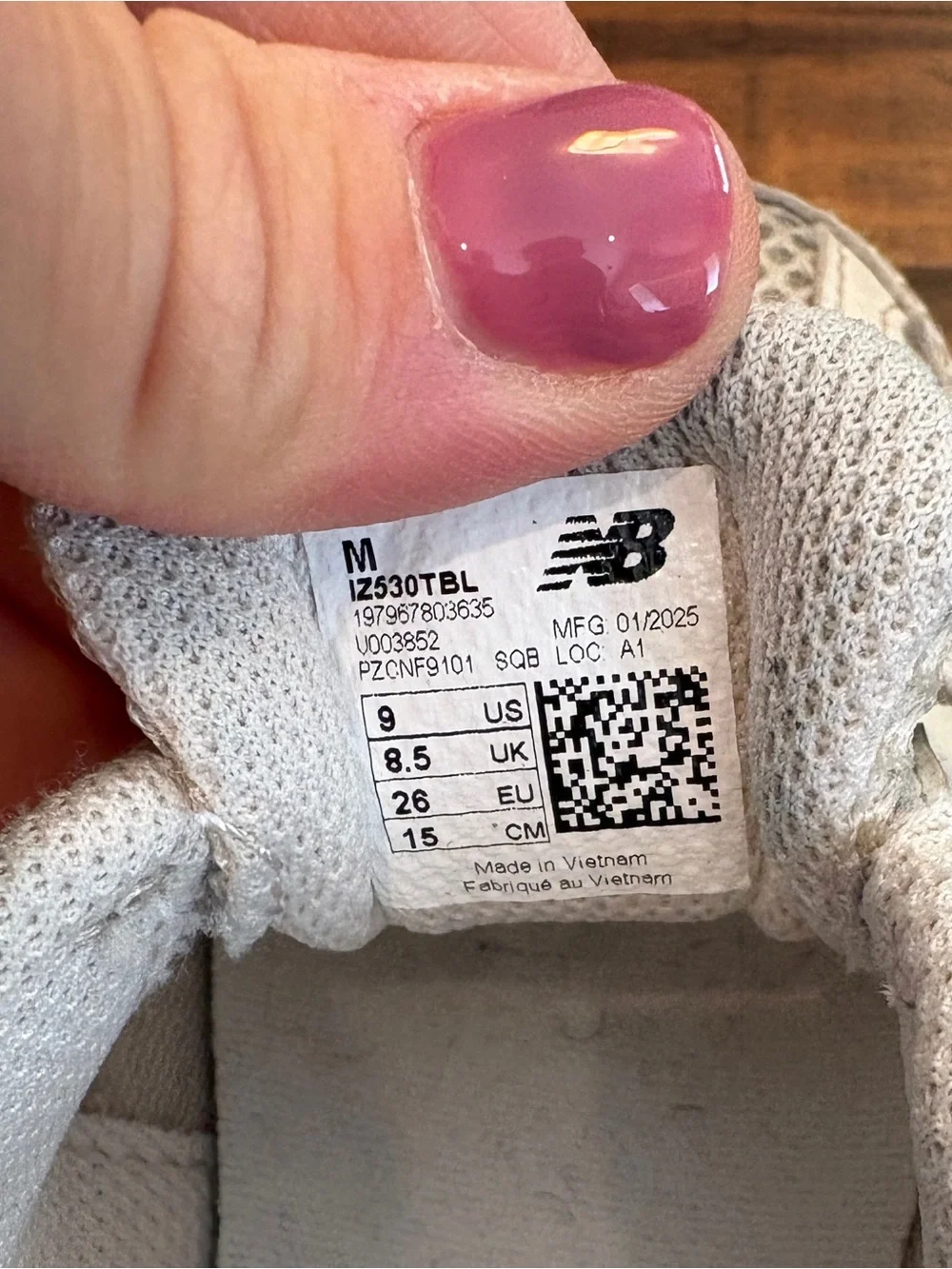 New Balance 530 Bungee Cream Off White  Toddler Size 9T Sneaker