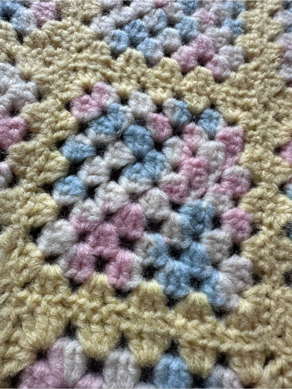 Handmade cozy crocheted