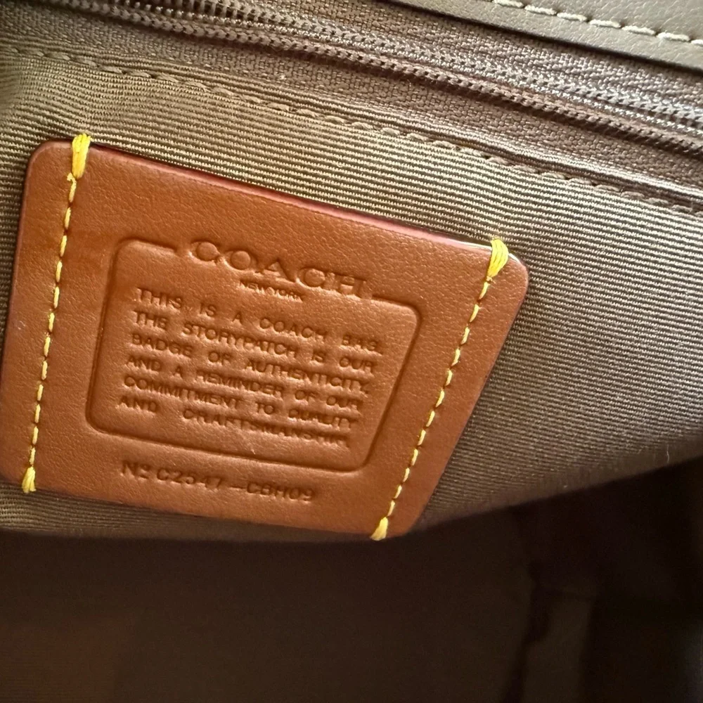 Coach compact backpack
