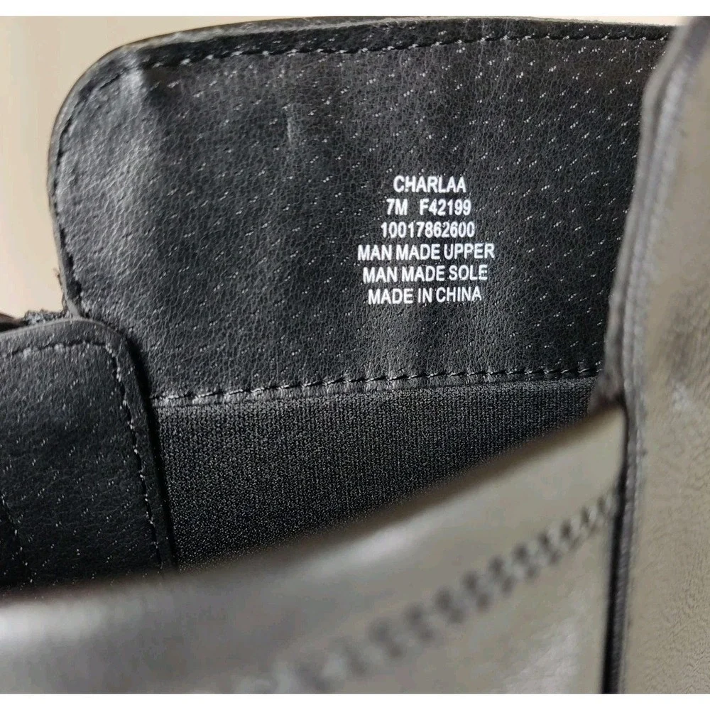 Style & Co. Womens Charlaa‎ Faux Leather Over-The-Knee Boots | Black Sm | 7M