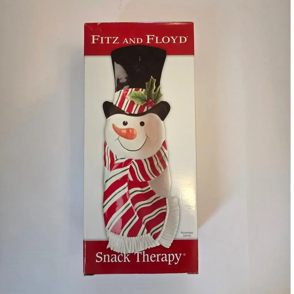Fitz and Floyd snowman three