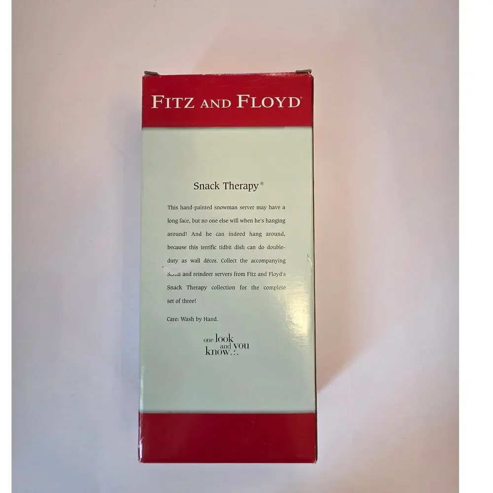 Fitz and Floyd snowman three