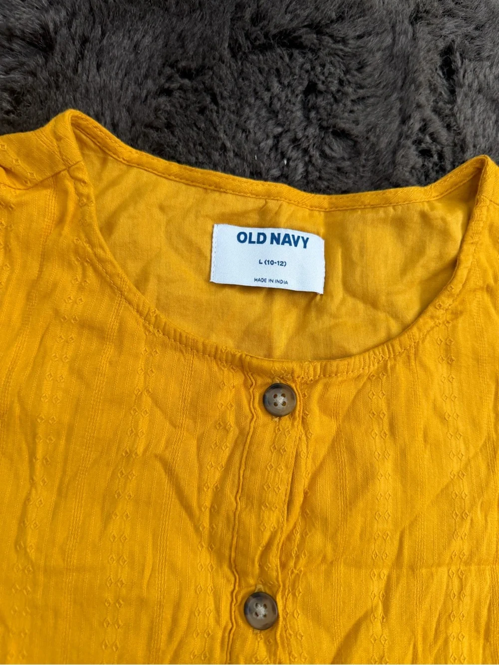 Old Navy bright yellow