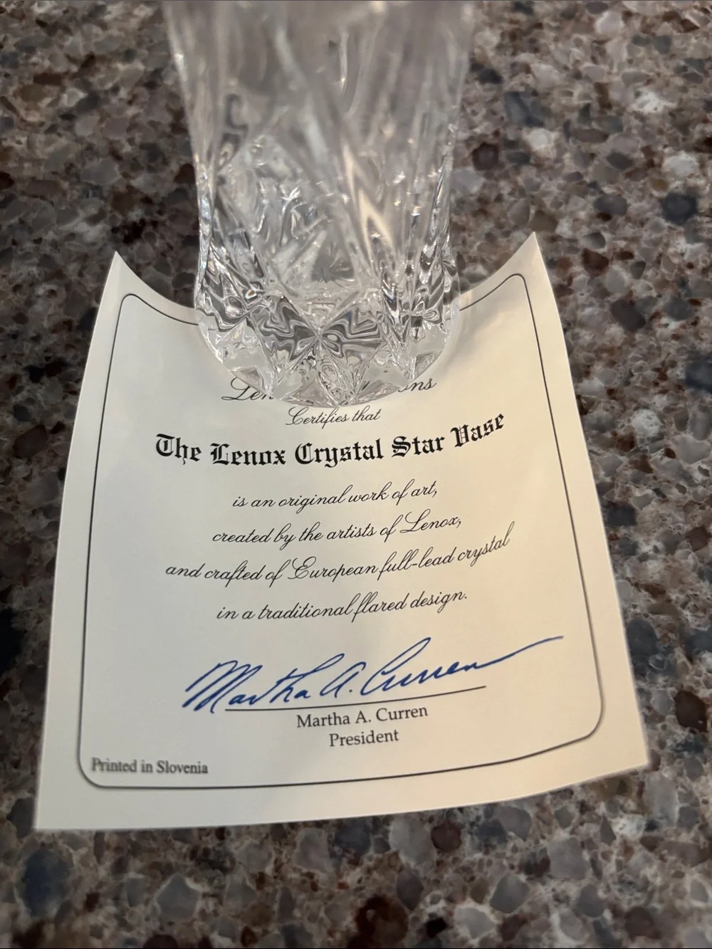 Lenox pair crystal