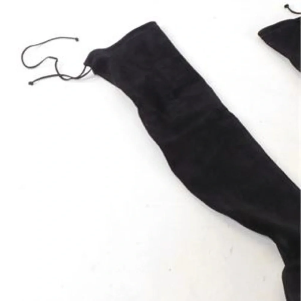 Stuart Weitzman Highland Black Suede Over-the-Knee Boots Women’s Size 8.5