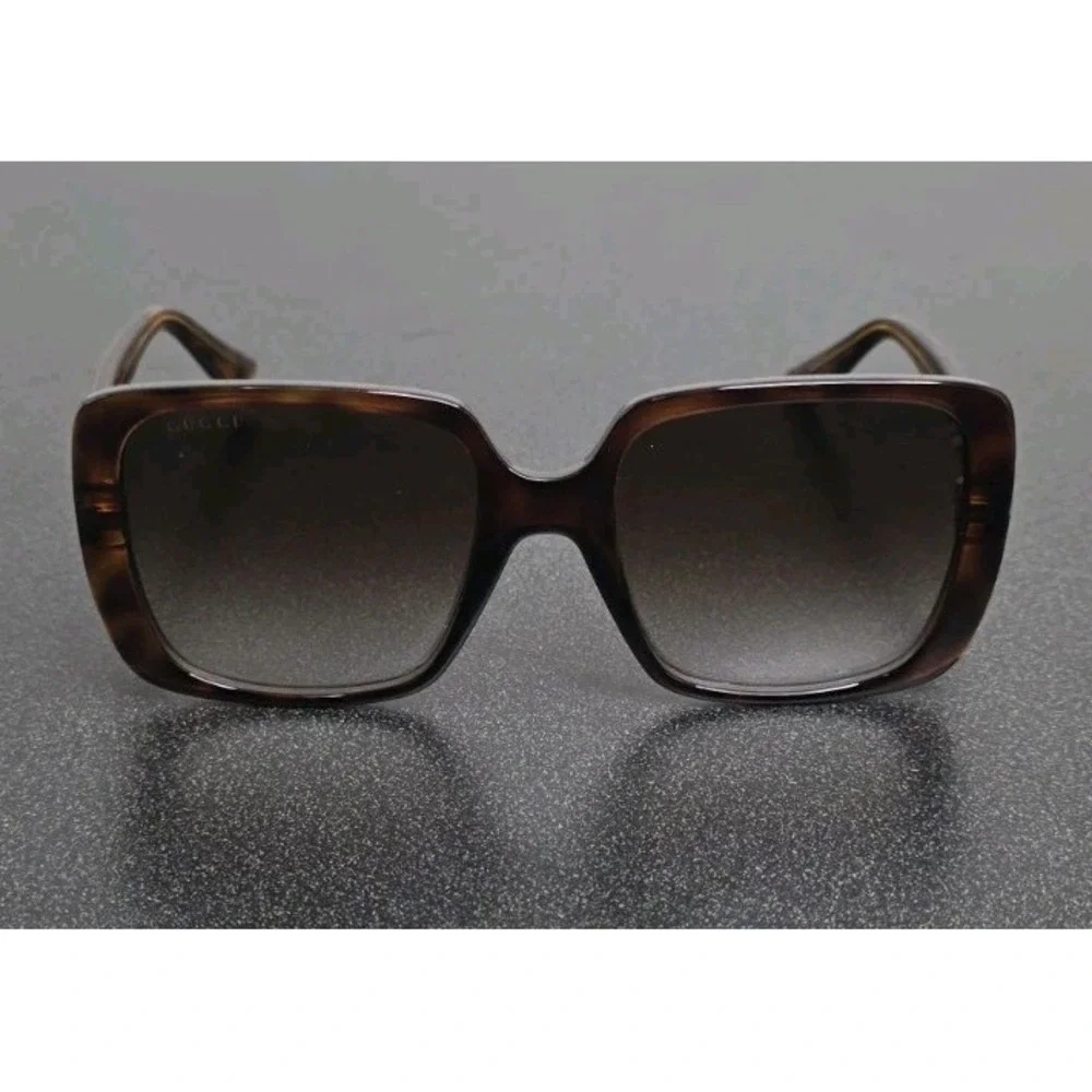 GUCCI GG0632S 002 56-20 145 Sunglasses Tortoise Print Frame‎ Sunnies Shades