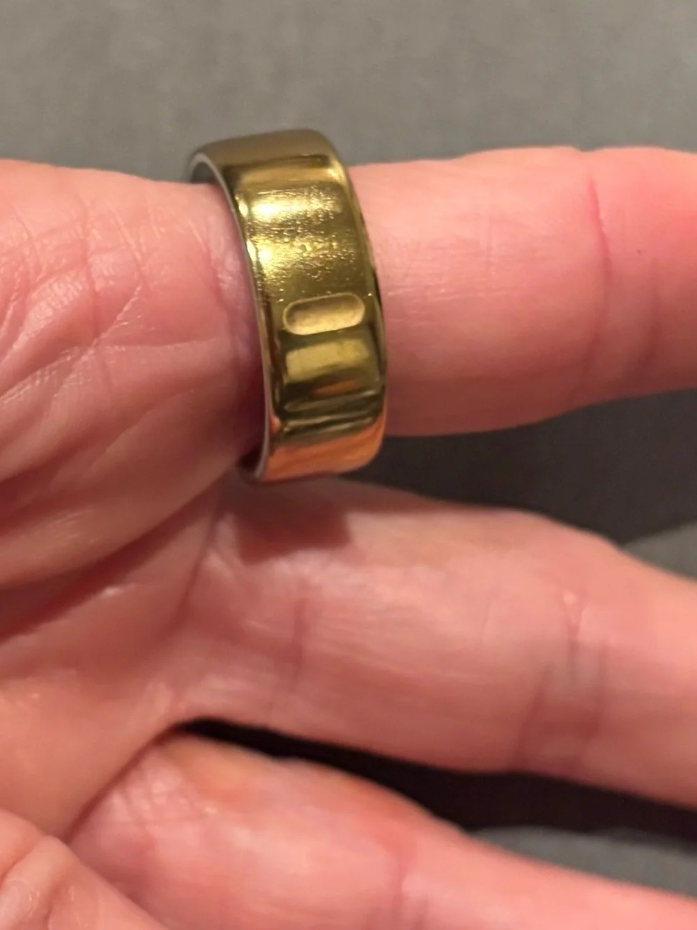 Oura gold finish