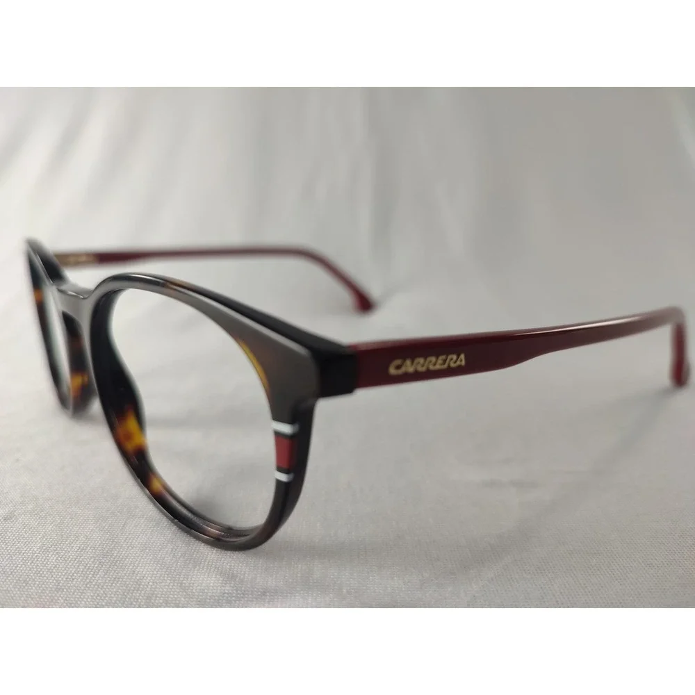 Carrera 170/V 086 Dark Havana Red Round Eyeglass‎ Frames 51-19-145 Unisex