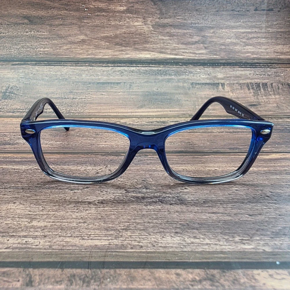 Ray-Ban RB 1531 3647 Blue Gradient Rectangular Eyeglasses Frames 48-16-130 kids‎