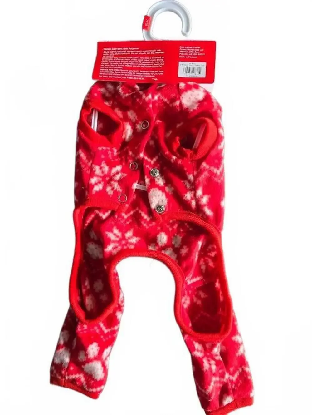 Merry & Bright Pet Pajamas XS
