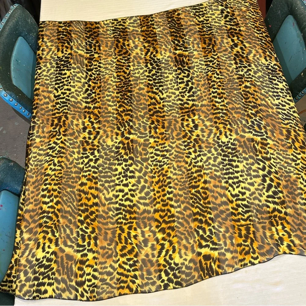 Large Vintage Leopard Scarf