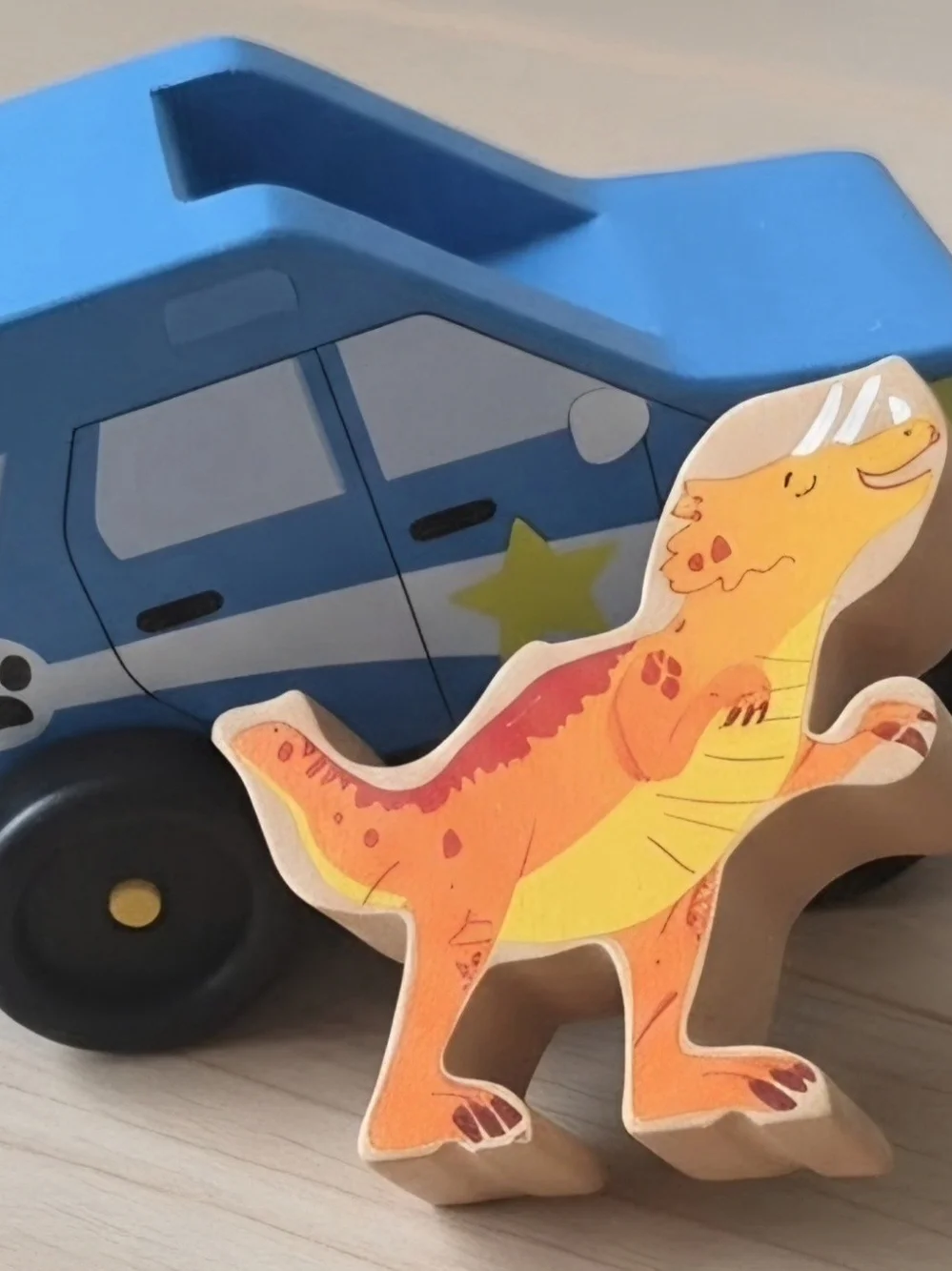 Lakeshore dinosaur stacking