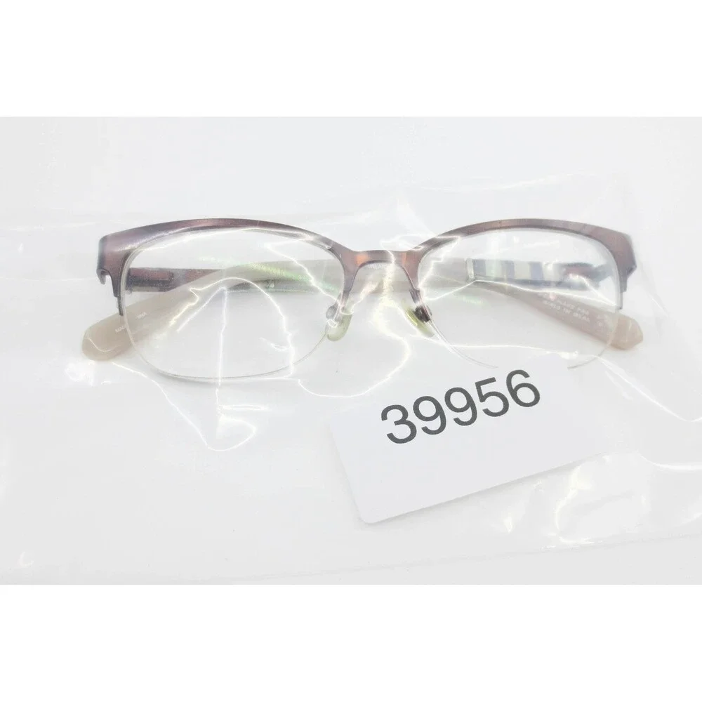 Kate Spade New York Valary 0W94 Brown Striped Cat Eye Eyeglass Frames 49-16-135