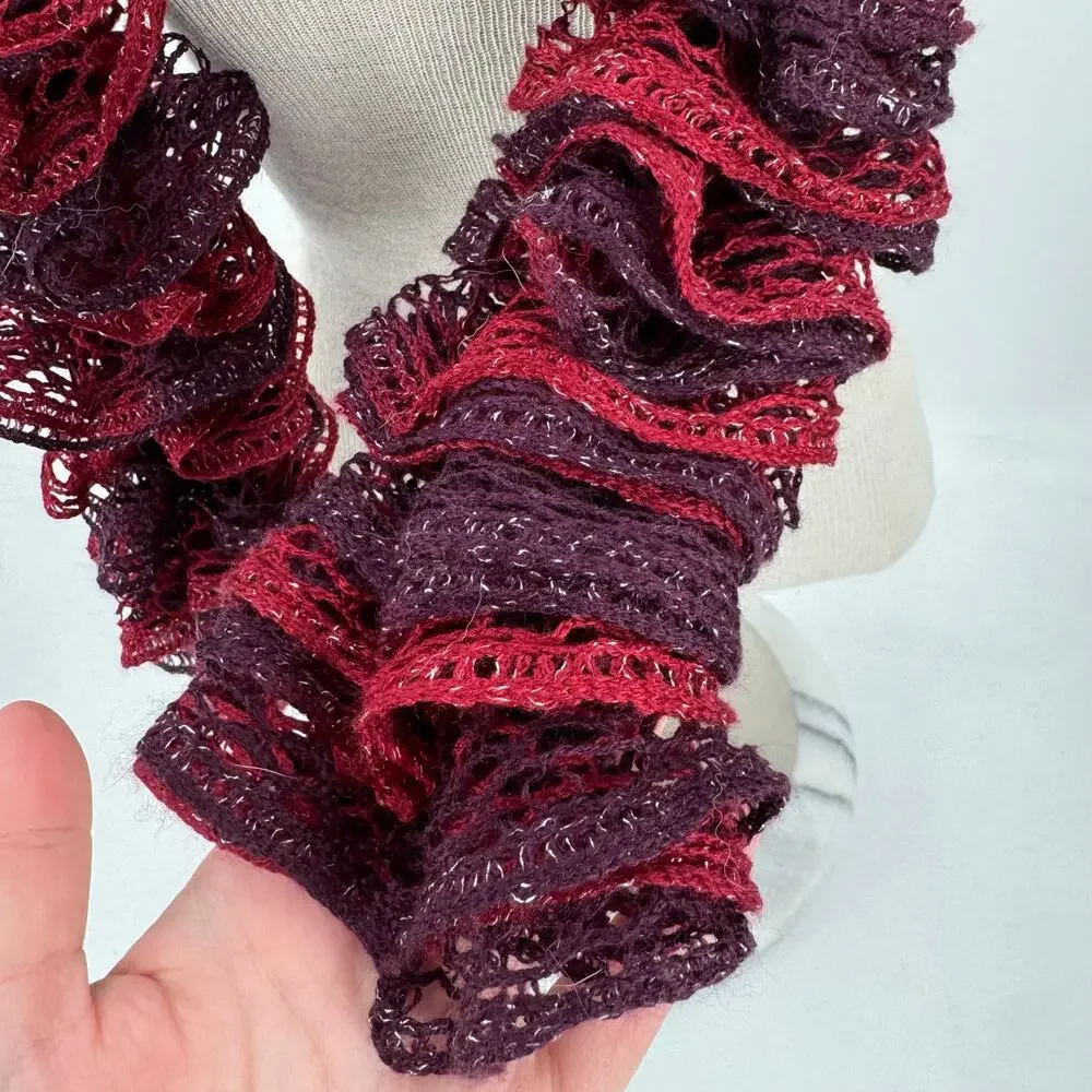 Handmade purple red