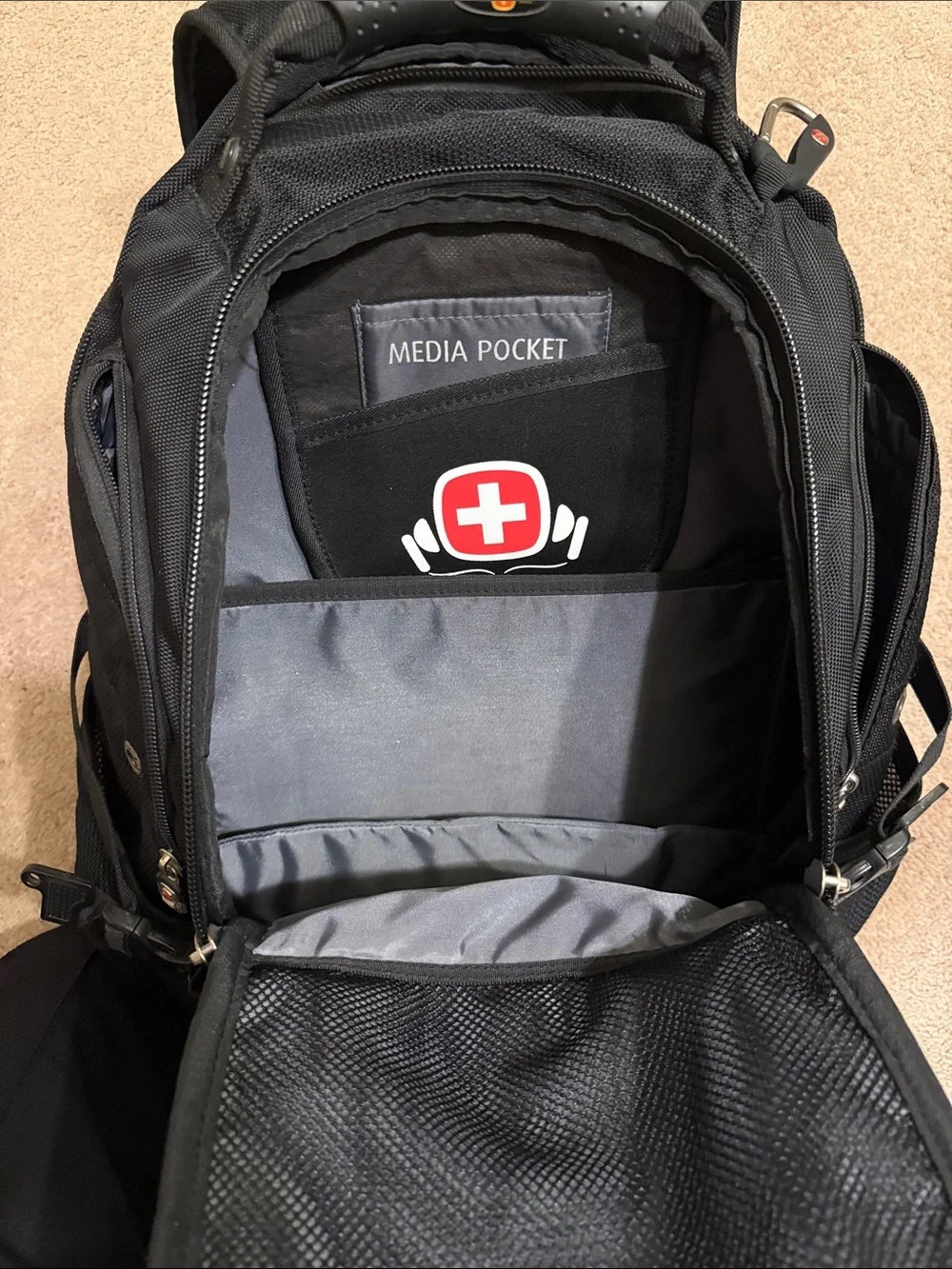SwissGear spacious backpack