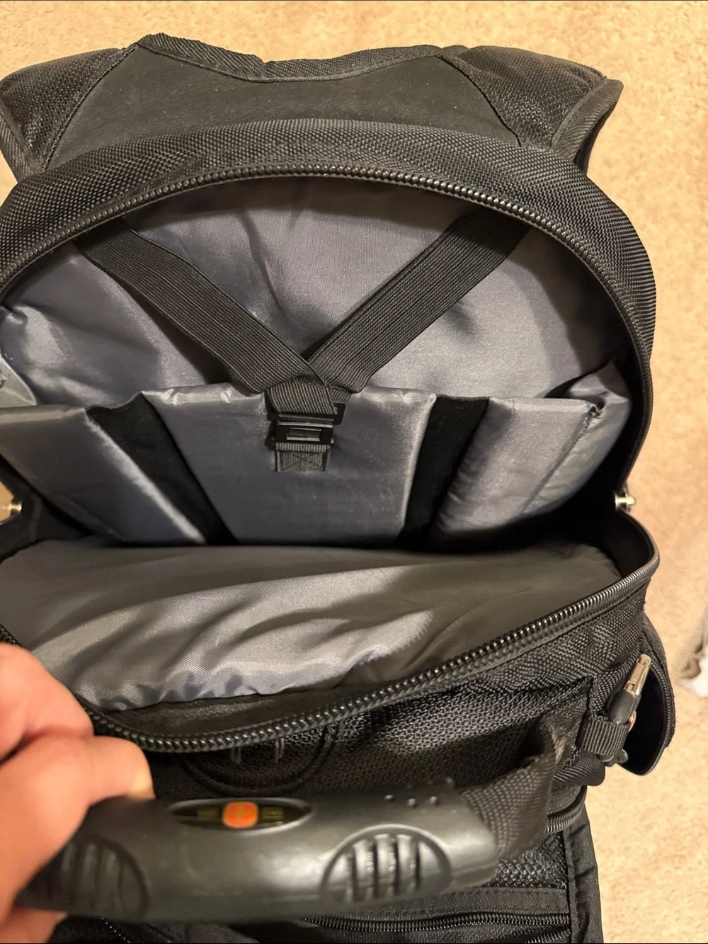 SwissGear spacious backpack