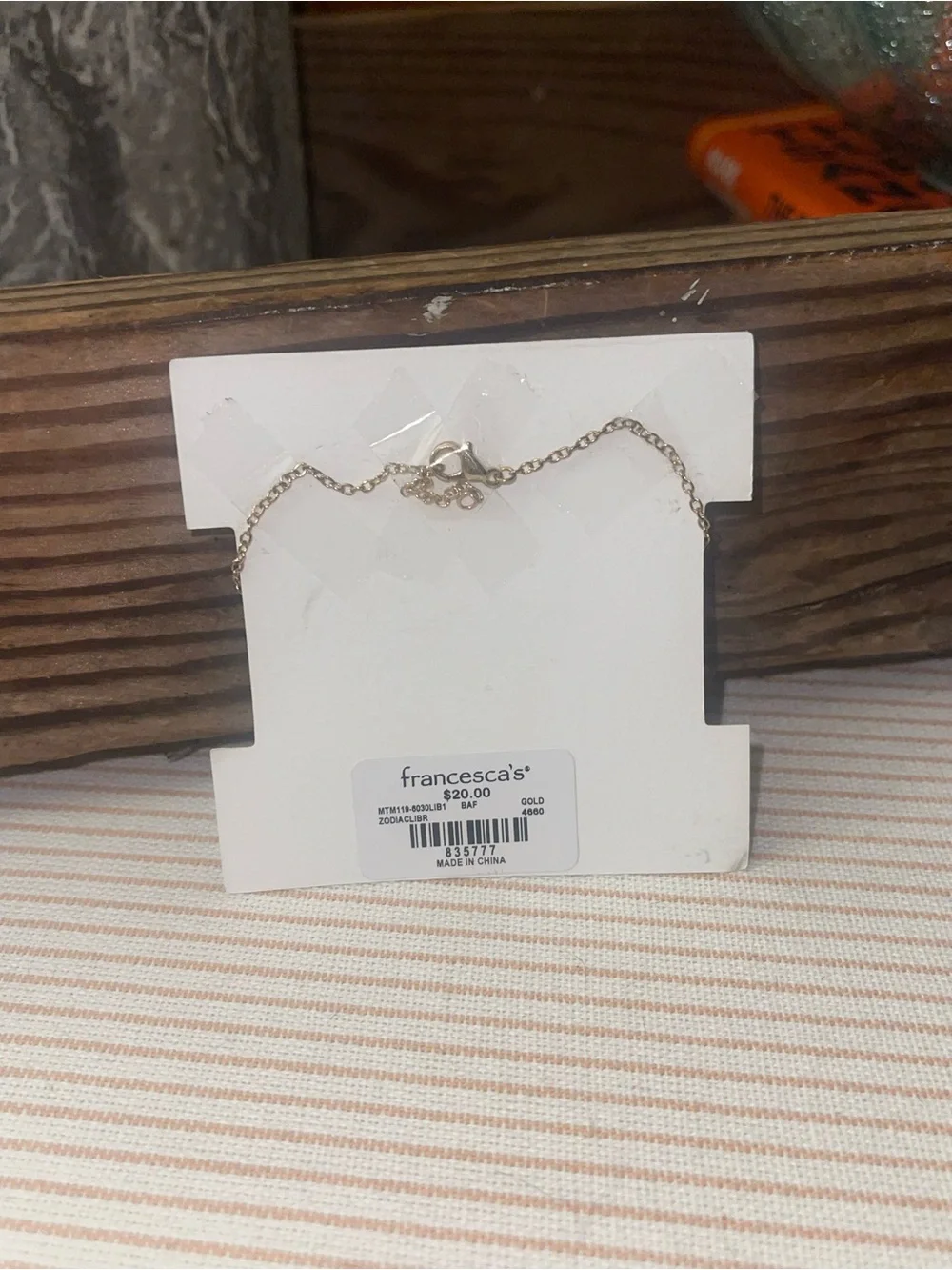 Francescas Collections gold tone
