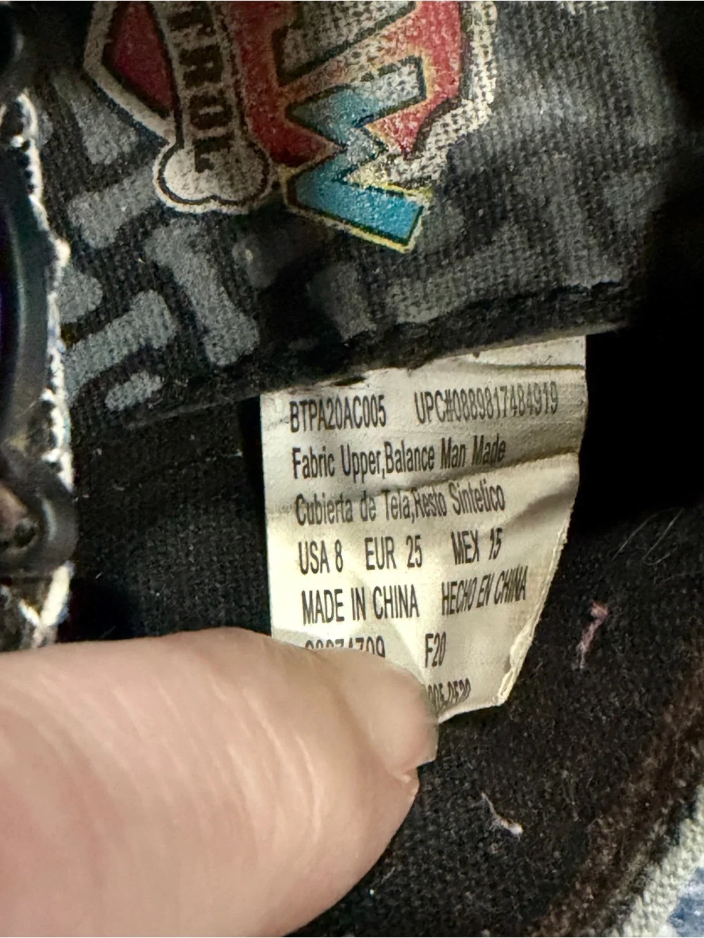 Paw Patrol upper truck sole