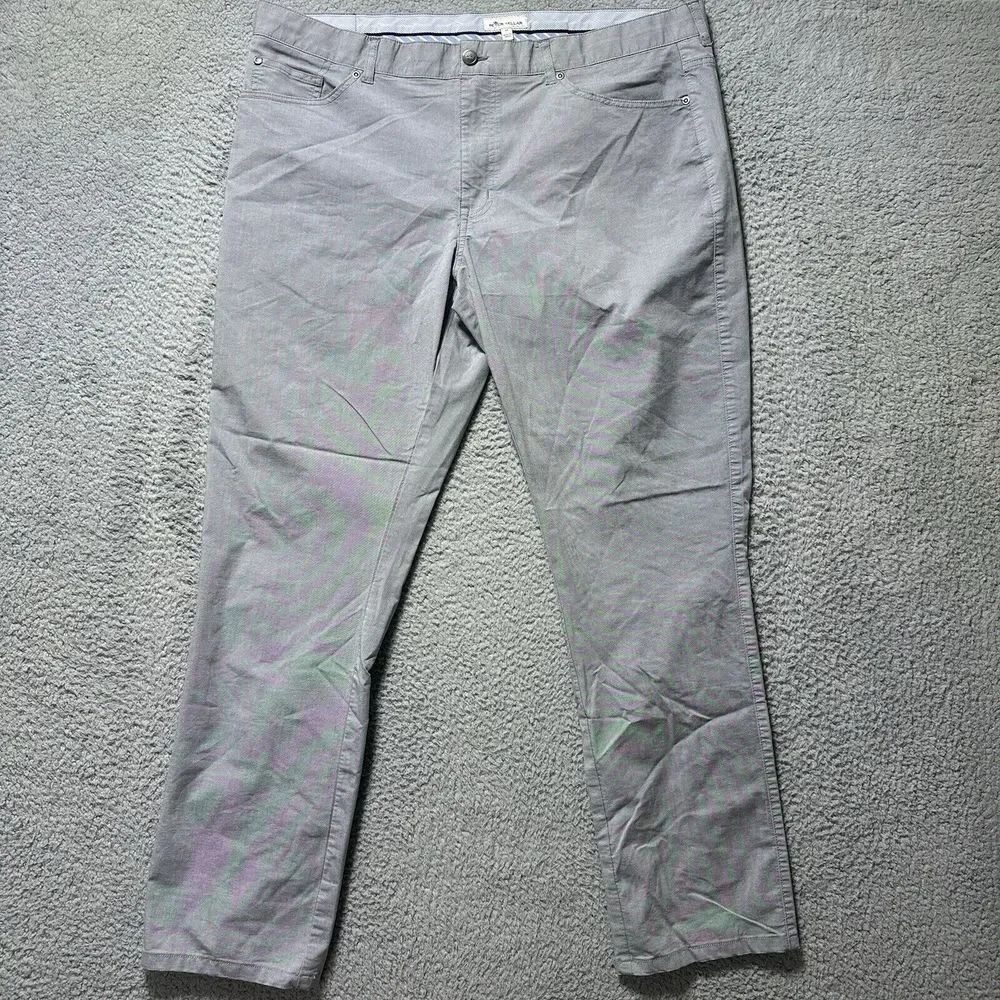 PETER MILLAR CROWN COMFORT POPLIN FIVE-POCKET PANT - MS21B46‎ 40