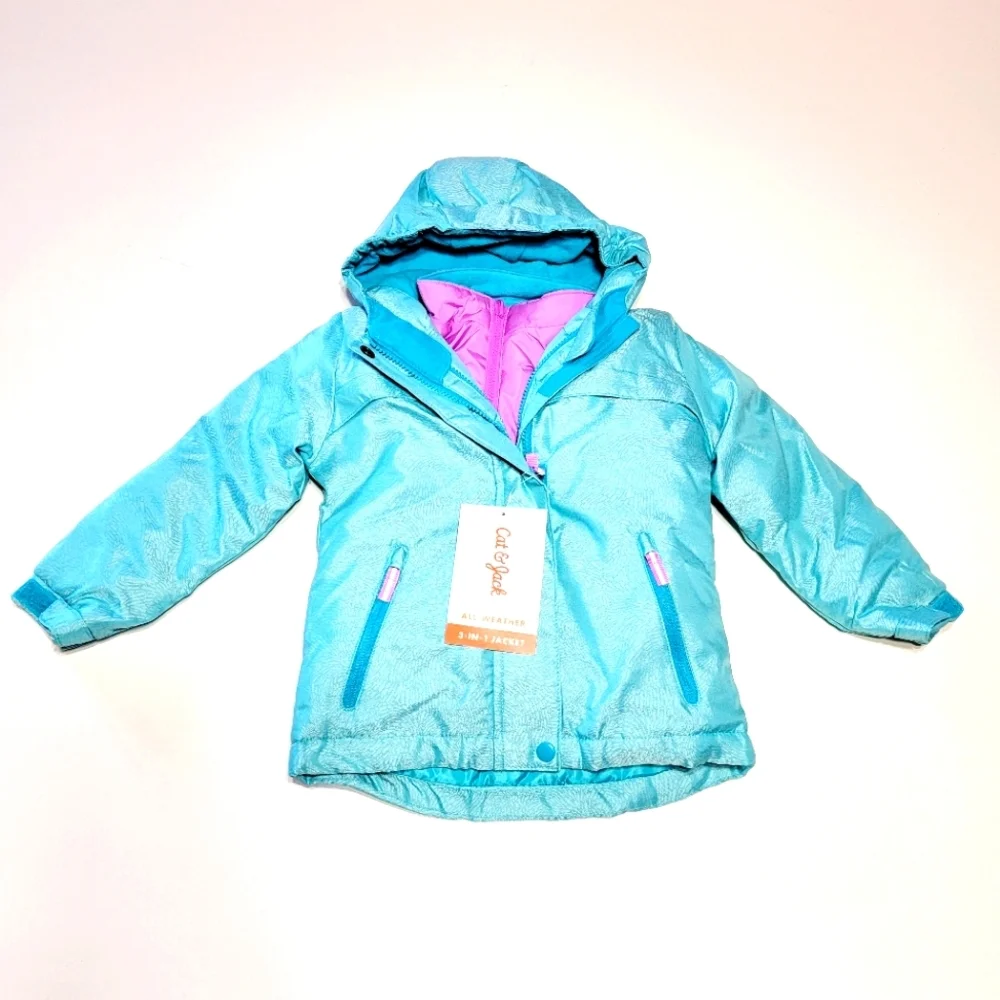 Cat and Jack girls  3-IN-1 Jacket