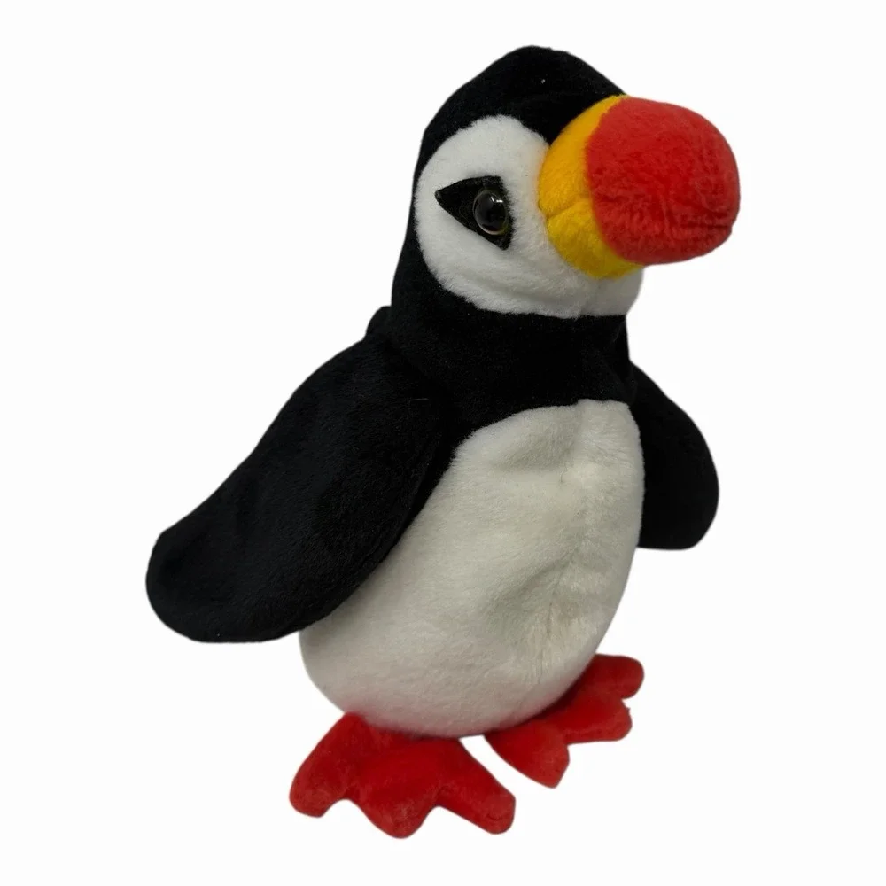 Vintage Ty Original Beanie Baby Puffer The Puffin Penguin Bird Toy‎ Retired 1997