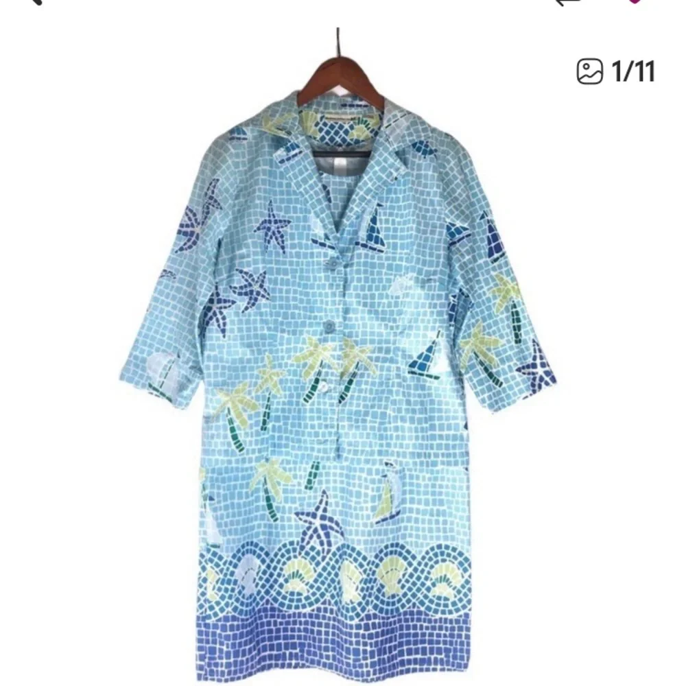Weekend Clothesline -cute summer dress with matching jacket VTG 2 piece set