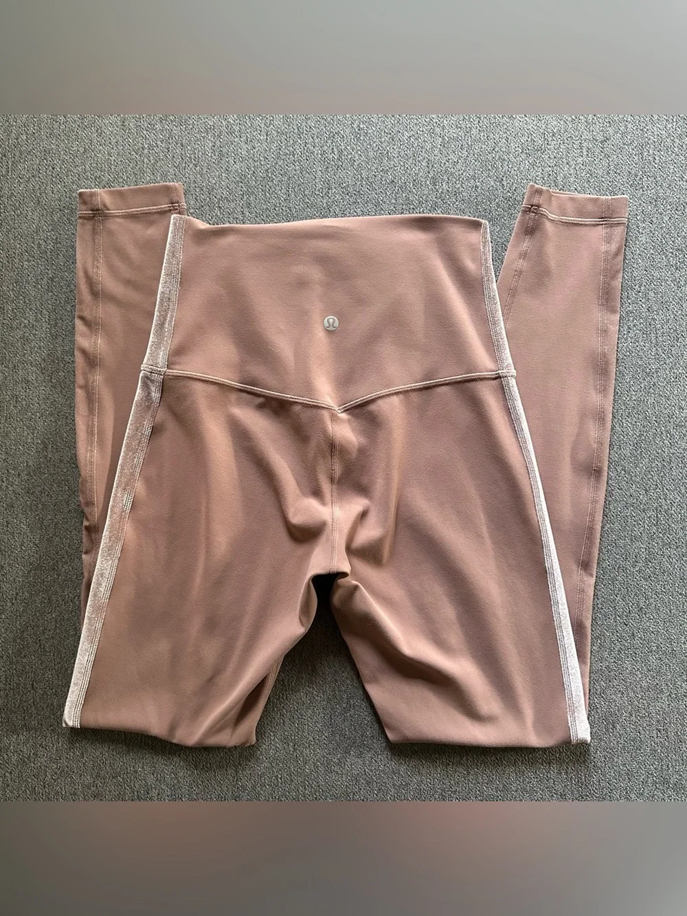Lululemon Align Super High Waist Velvet Leggings in Spanish Oak Size 6