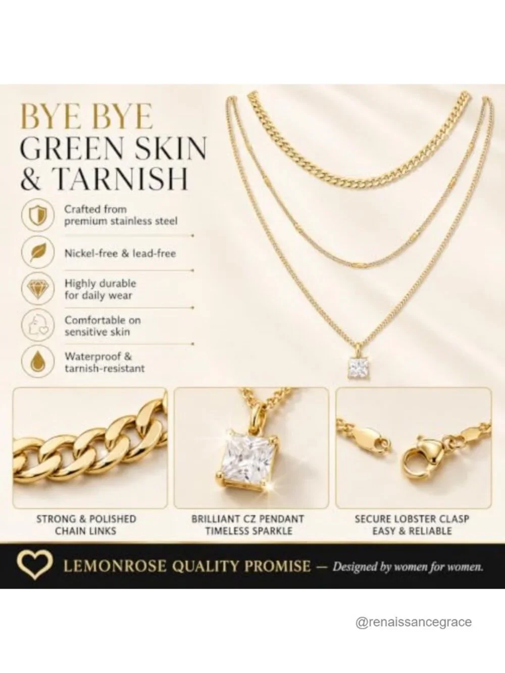 N/A layered gold
