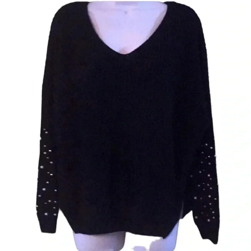 Debut Sweater with sleeve embellishments