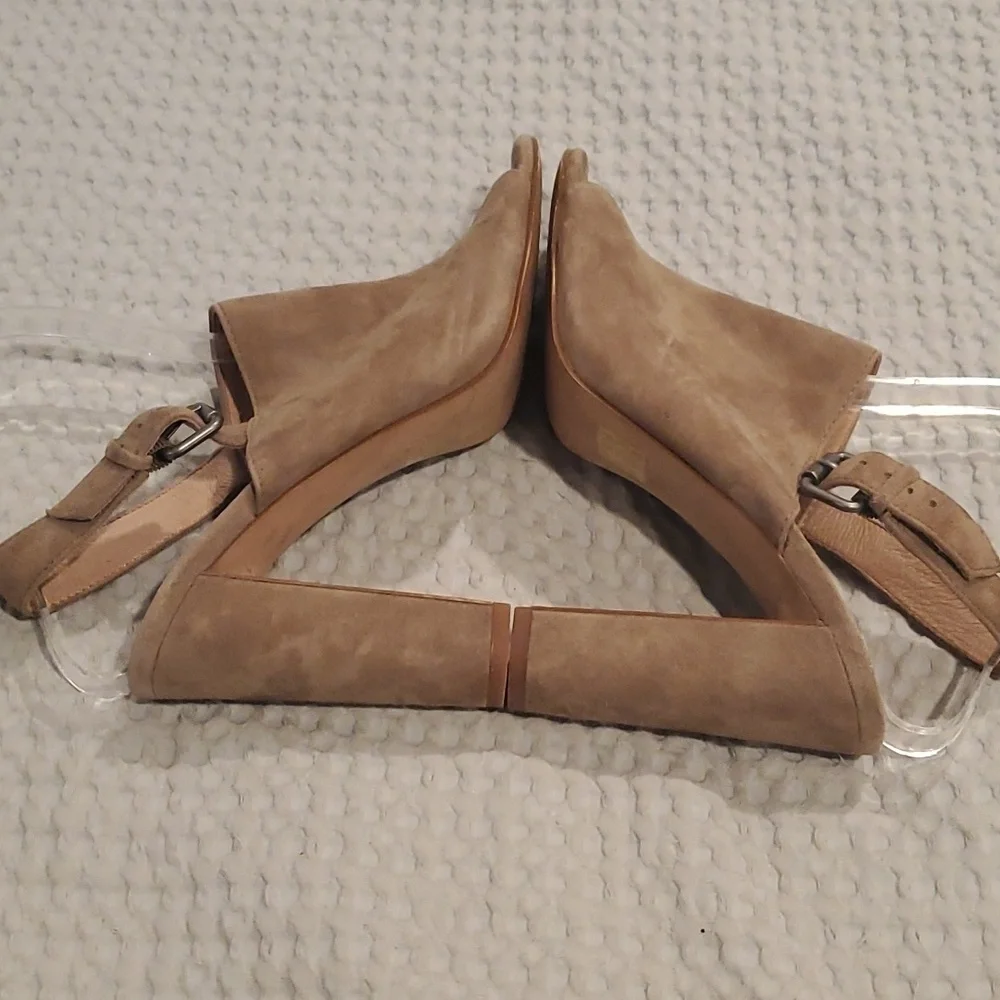 Madewell The Irene Suede Open Toe Mule Sandal Size 8 (#21)