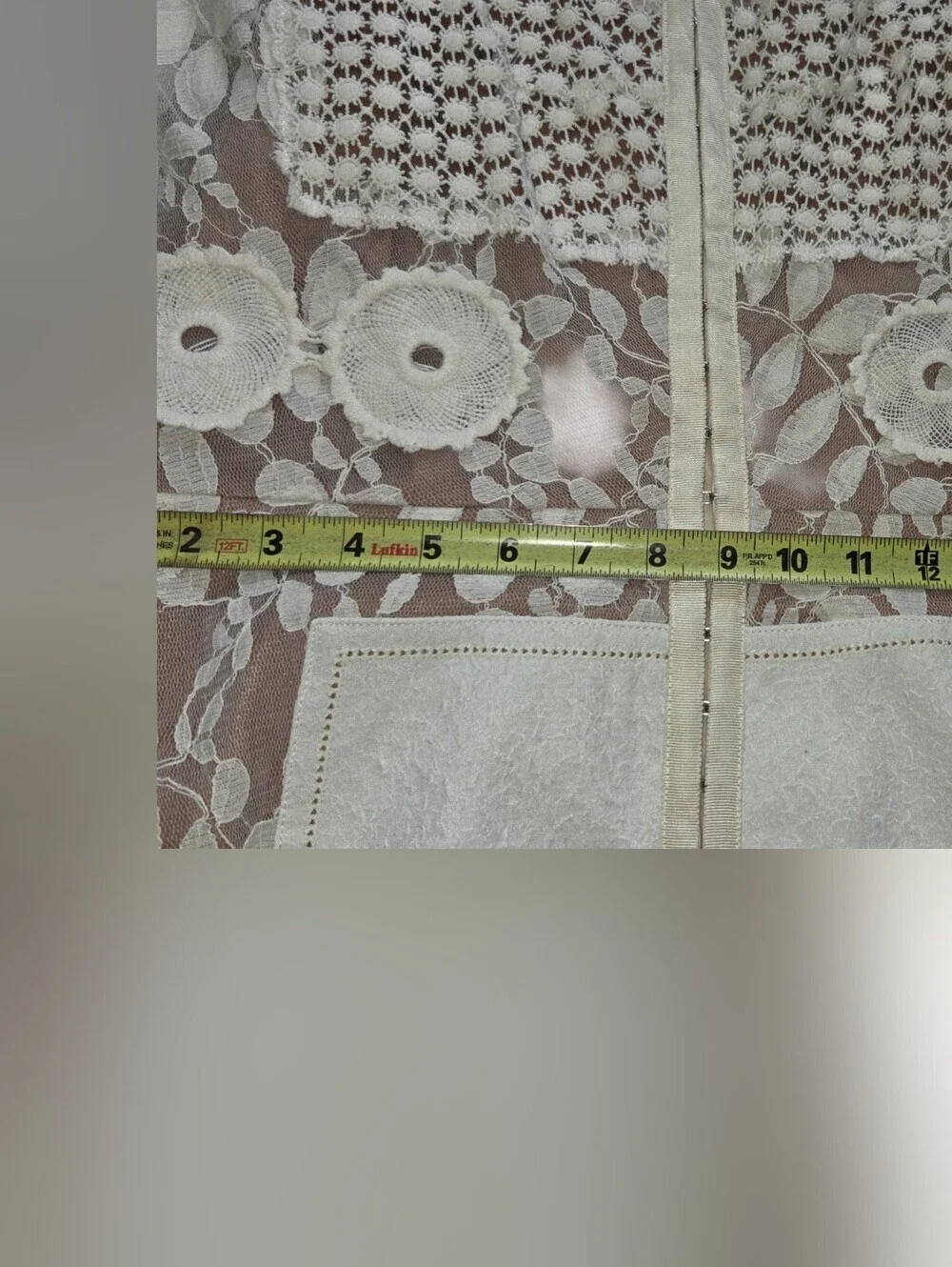 Byron Lars cream lace