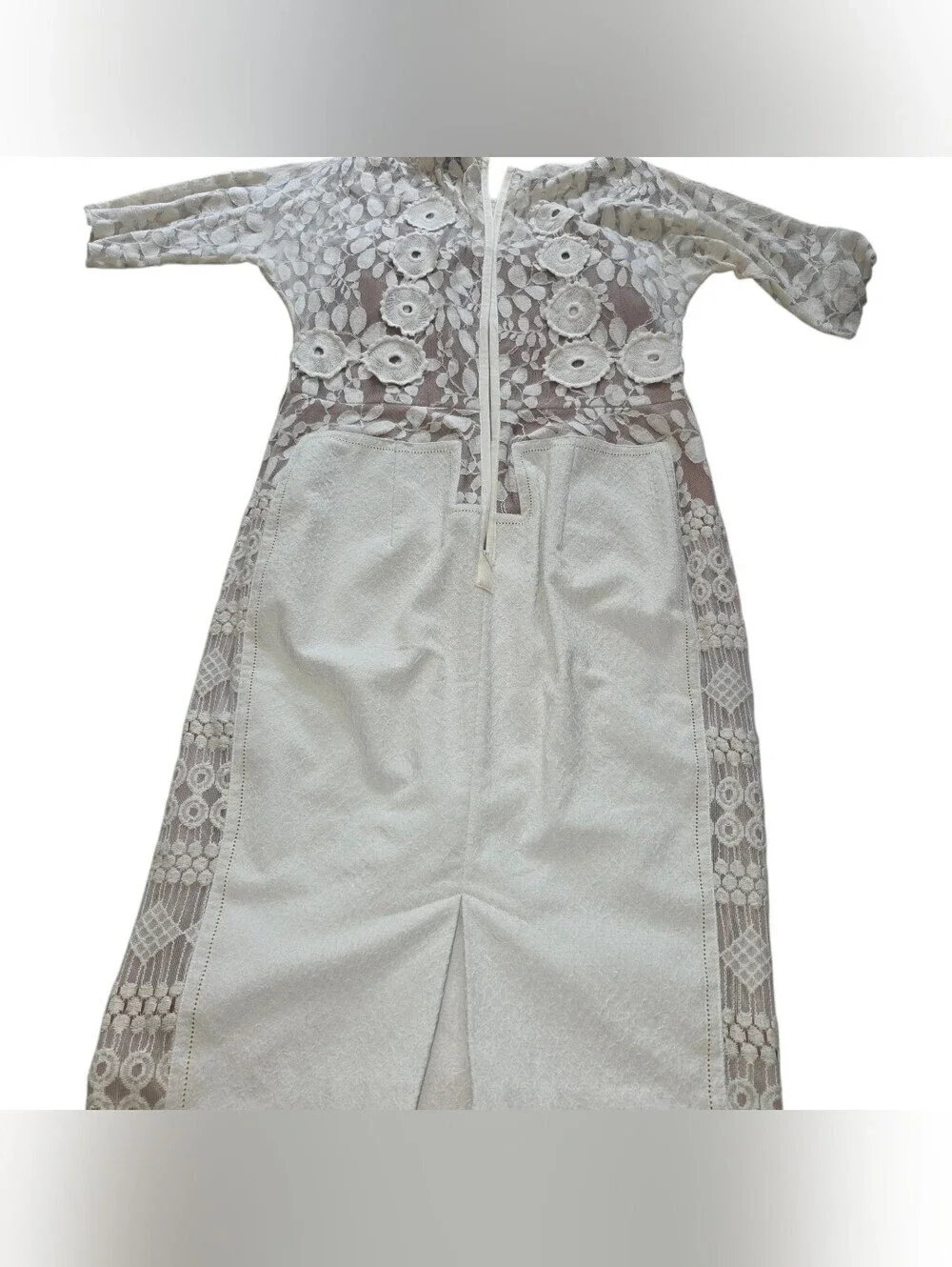 Byron Lars cream lace