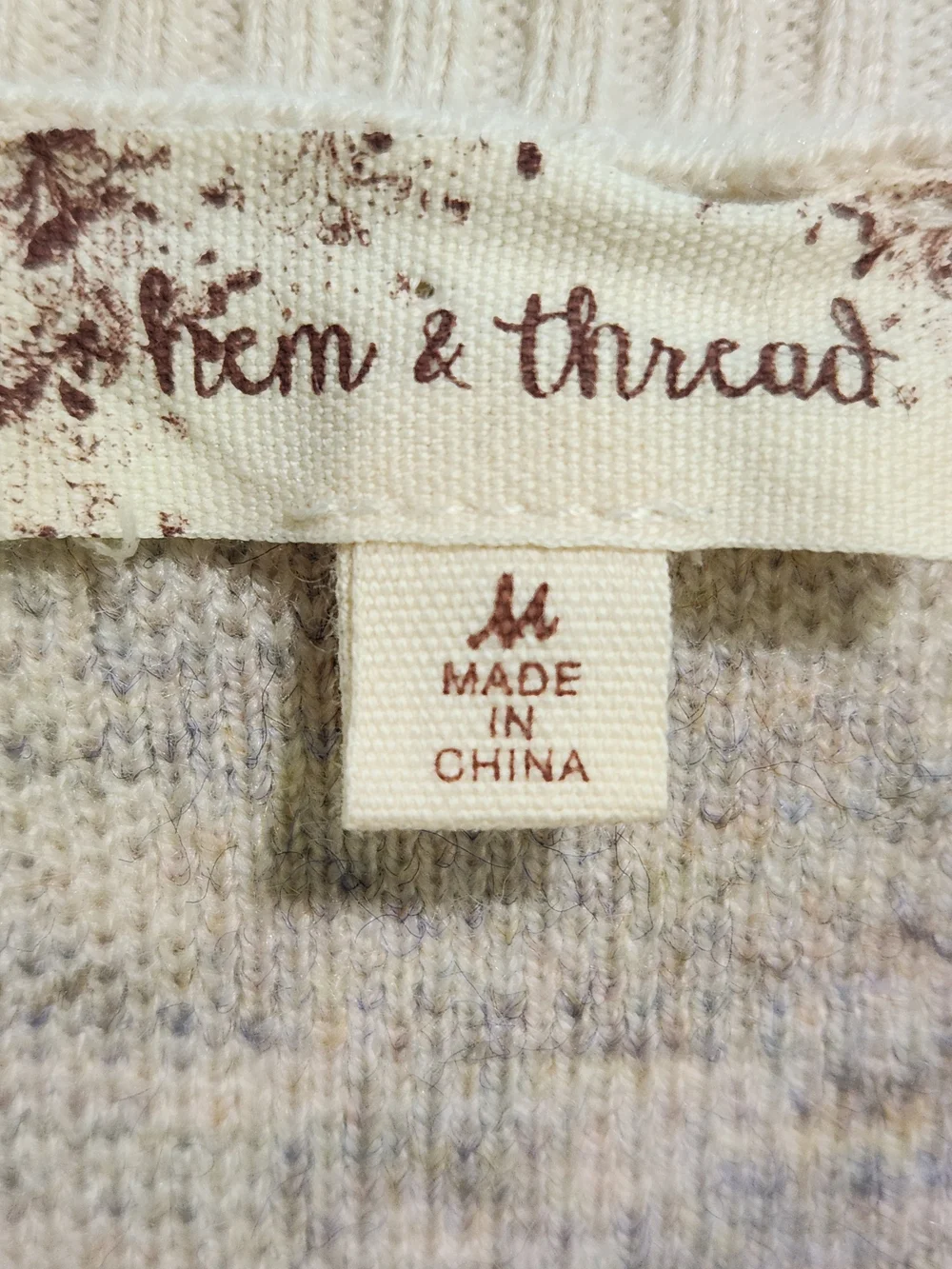 hem and thread lightweight open