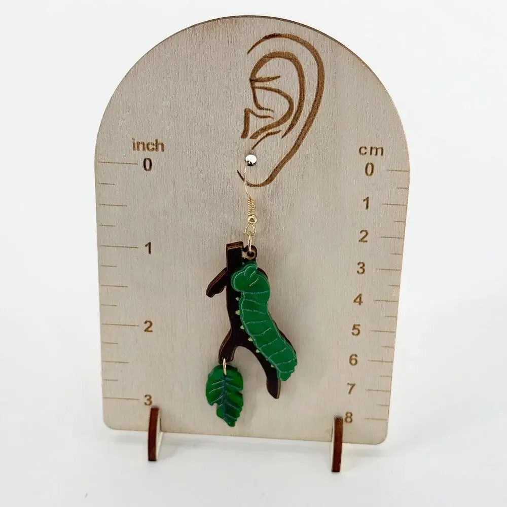 Unbranded caterpillar leaf