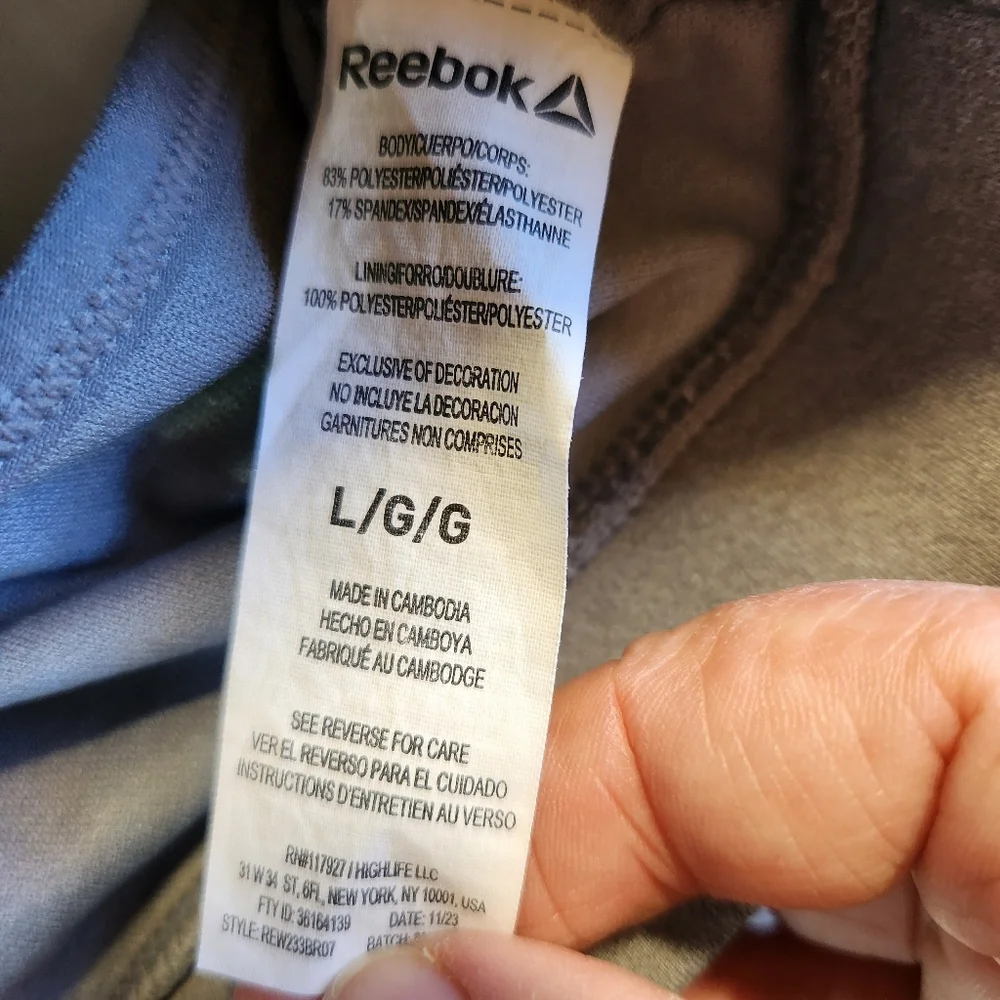 Reebok seamless comfort