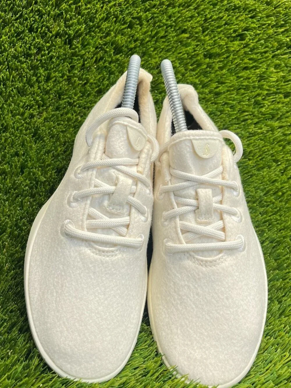 Allbirds Wool Runners Natural White Womens Size 7 Running Walking Shoes Sneakers