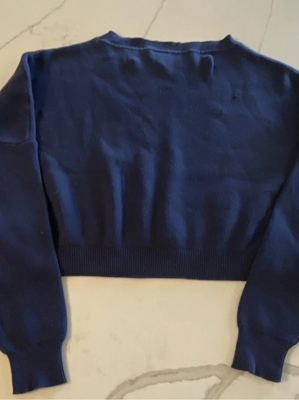 Hype and Vice cropped navy