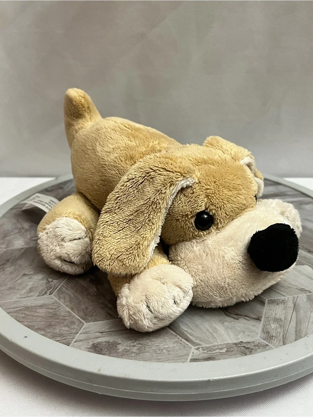 FAO Schwarz Tan Puppy Dog Plush Stuffed Animal 8” 2018