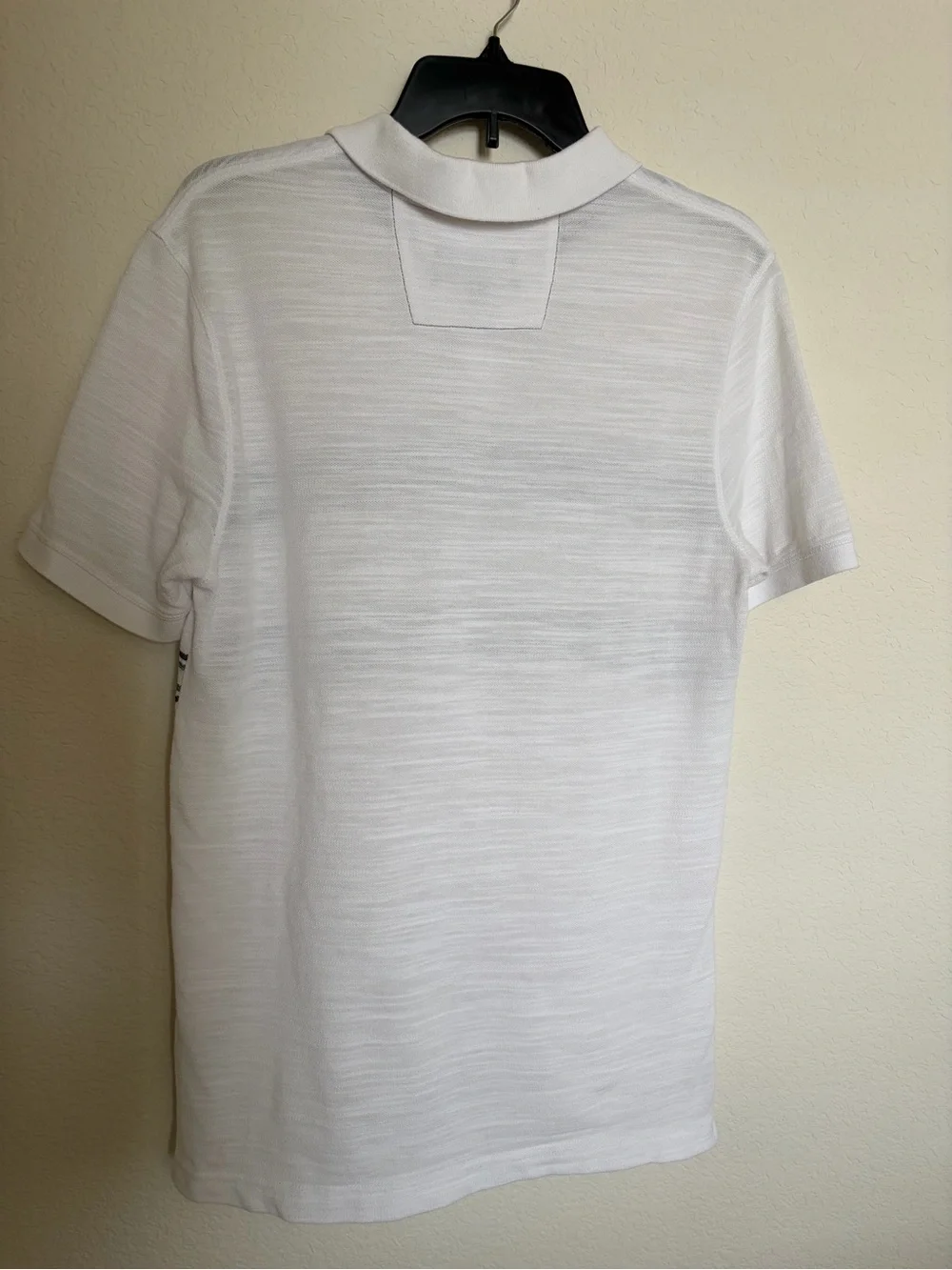 Banana Republic white lightweight stripe