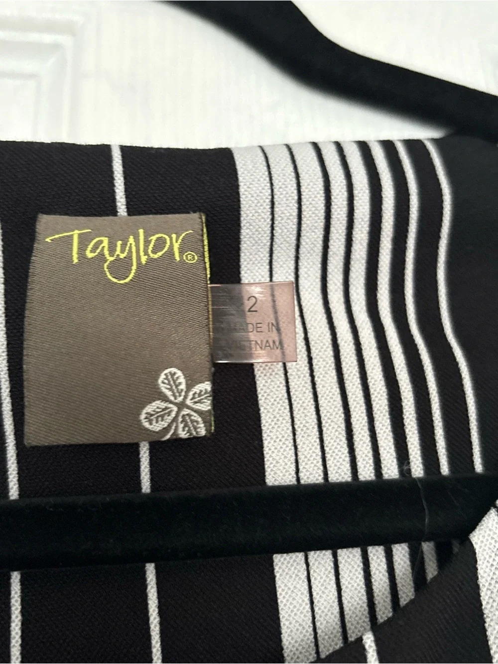 Taylor black white