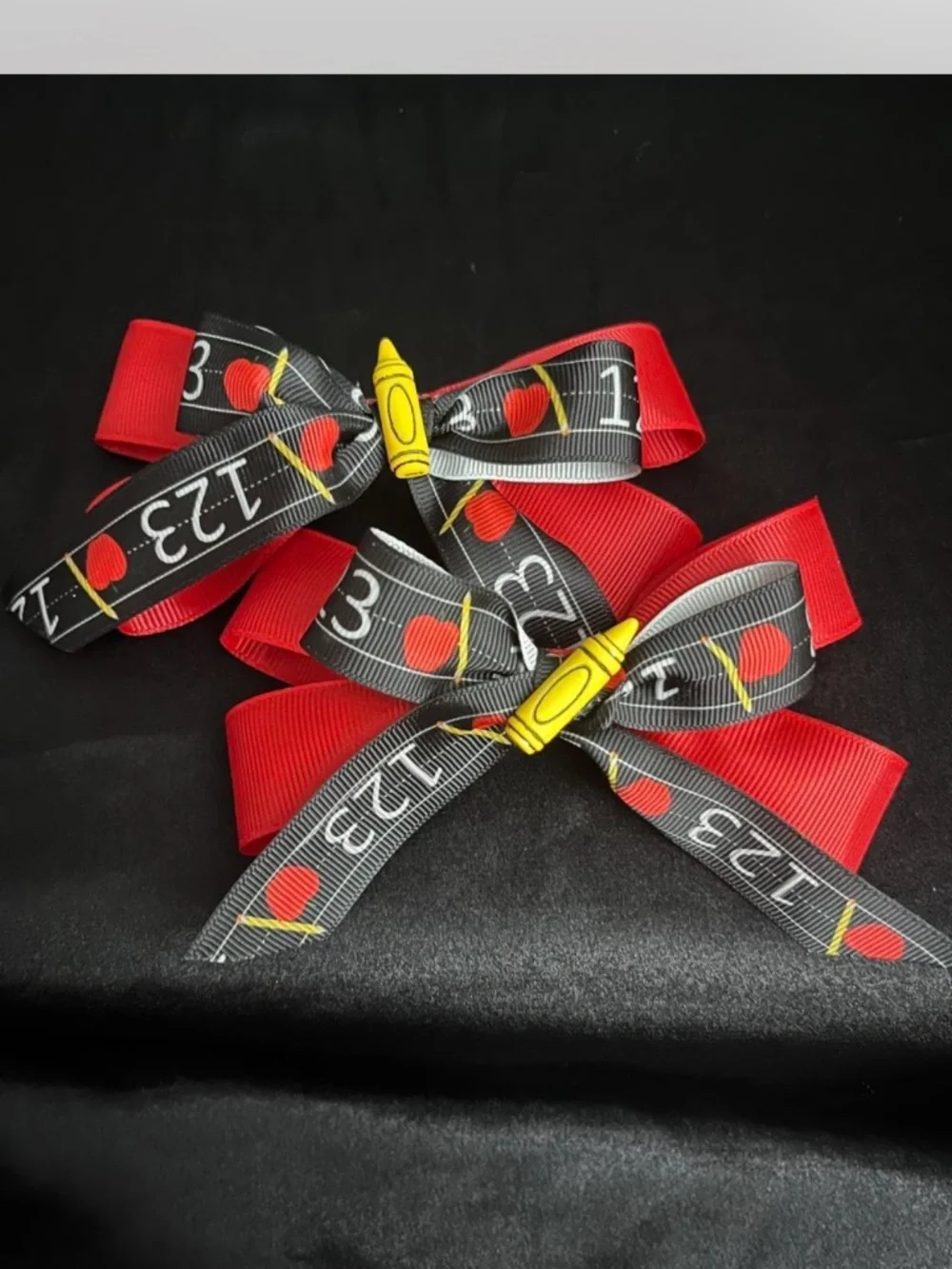 Back2School ABC,123 bows