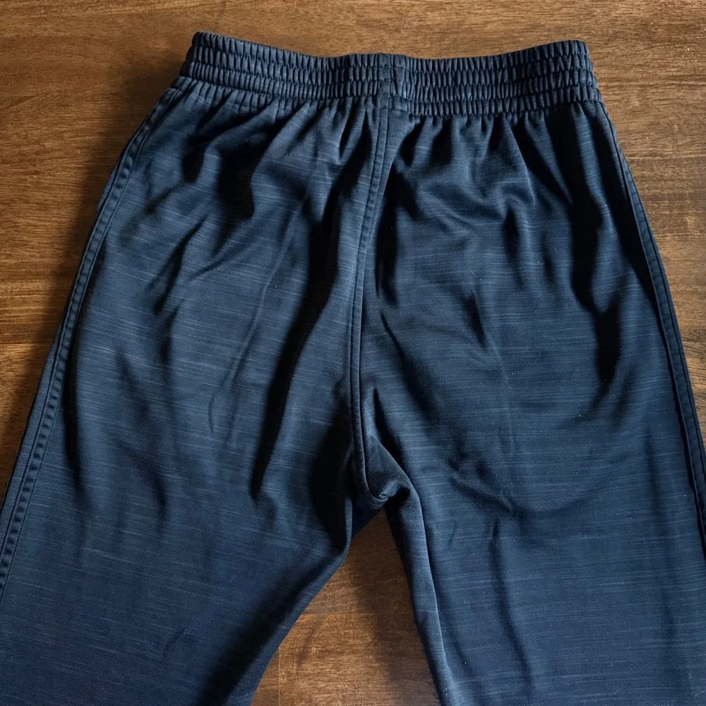 Adidas NBA Atlanta Hawks Joggers Mens Small Black Space Dye Sweatpants Pants