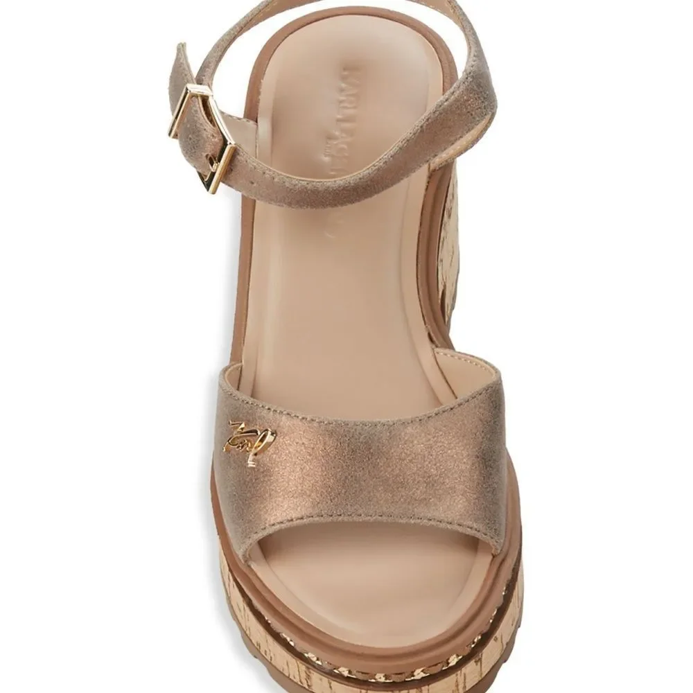 Karl Lagerfeld strappy ankle