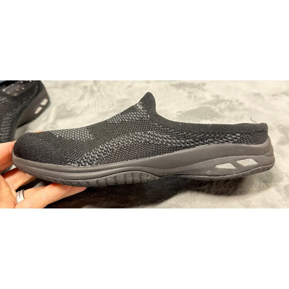 Skechers Go Walk Womens 9 Black Slip On Sneakers Knit Memory Foam