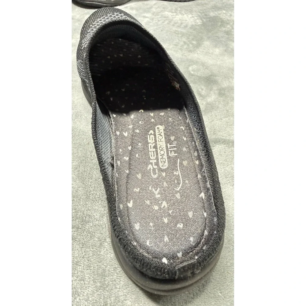 Skechers Go Walk Womens 9 Black Slip On Sneakers Knit Memory Foam